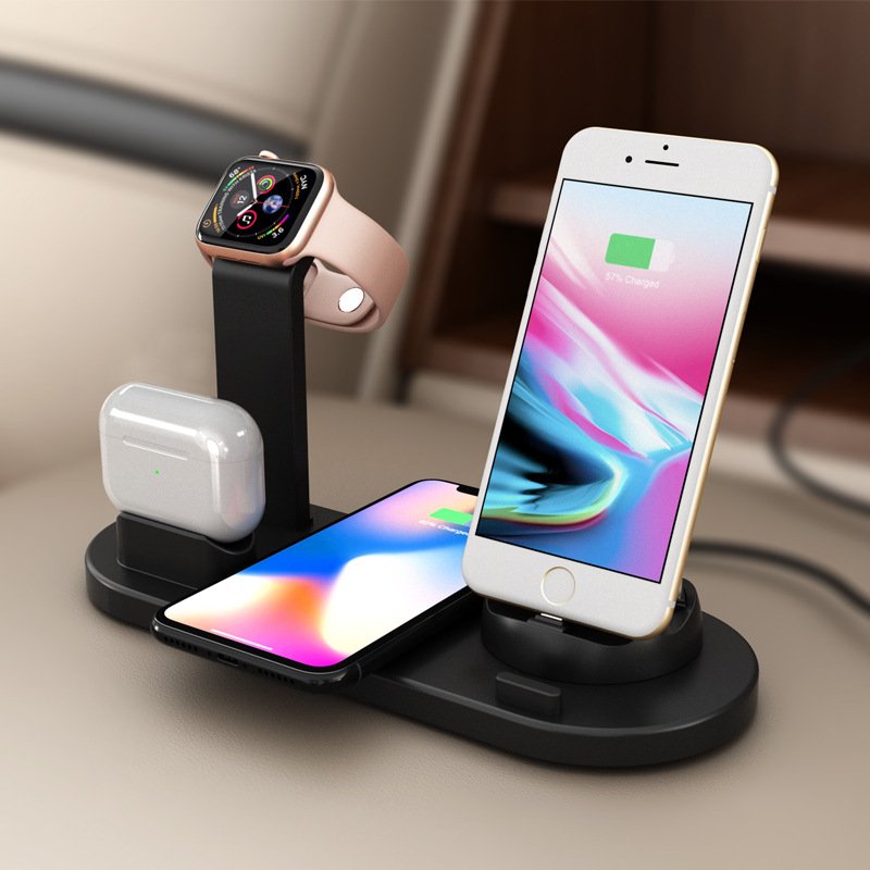 Three-In-one Wireless Charger Watch Headset Wirele...