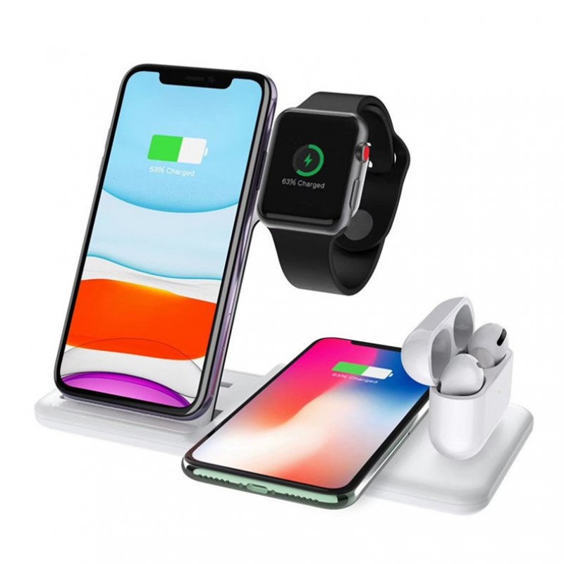 Wireless Charging 15W Charger Watch Three-in-one W...