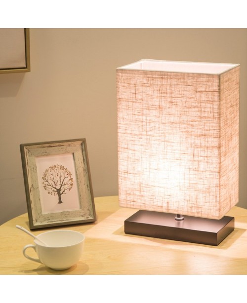 Bedroom Bedside LED Lamp Chinese Style Japanese St...