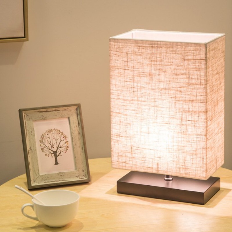 Bedroom Bedside LED Lamp Chinese Style Japanese St...