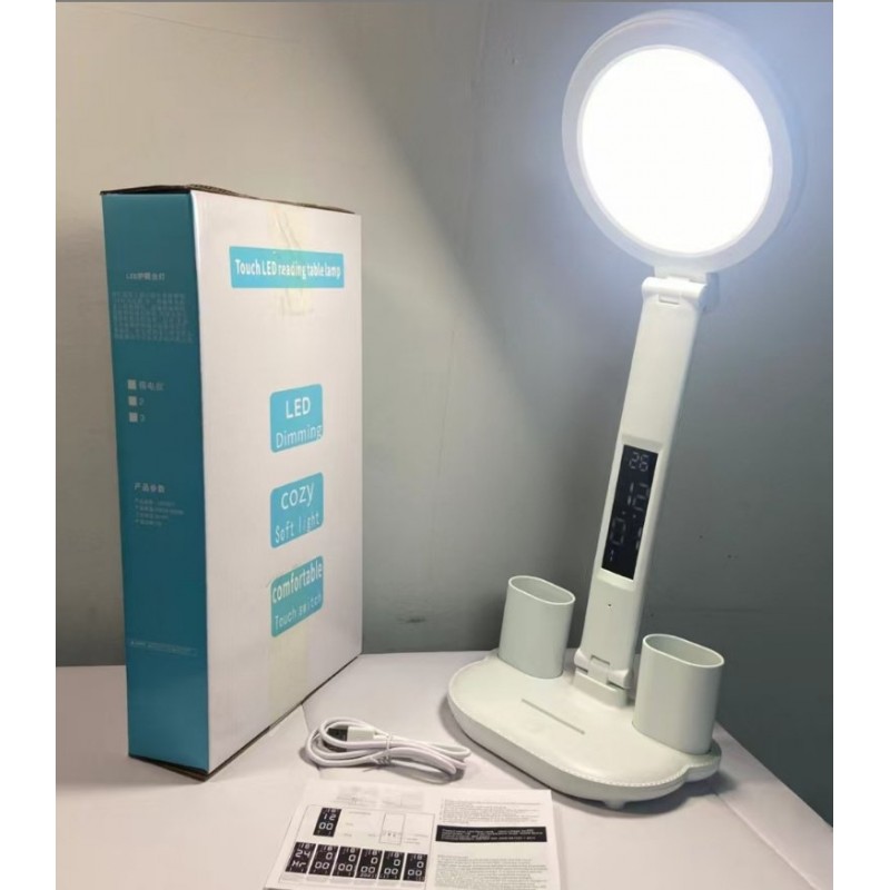 Led Rechargeable Reading Desk Folding Smart Touch Desk Lamp