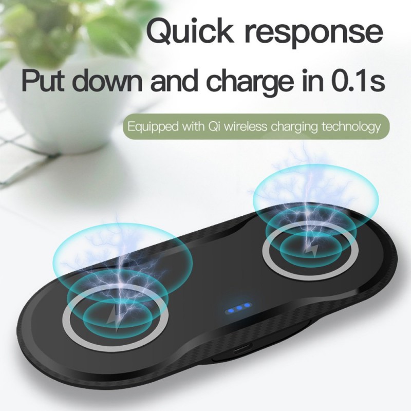 Wireless Charger Dual Mobile Phone Charger