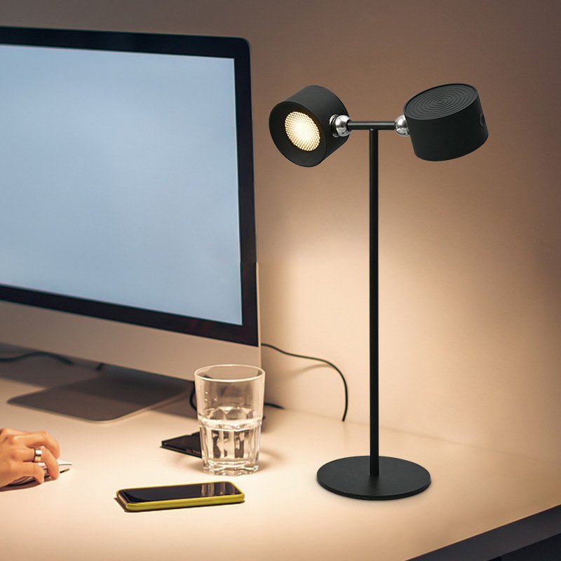 Magnetic Desk Lamp Touch Three-color Dimming