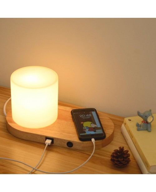 Creative Wireless Mobile Phone Charging Desk Lamp
