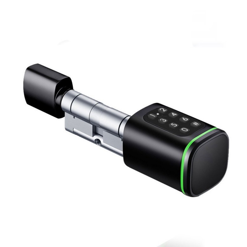 Password Card Smart Lock Cylinder Graffiti Through Bluetooth Unlock