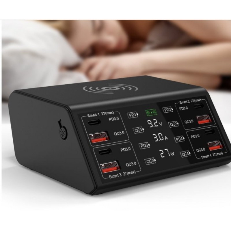 Wireless Charger Desktop Charger 8 Quick Charge