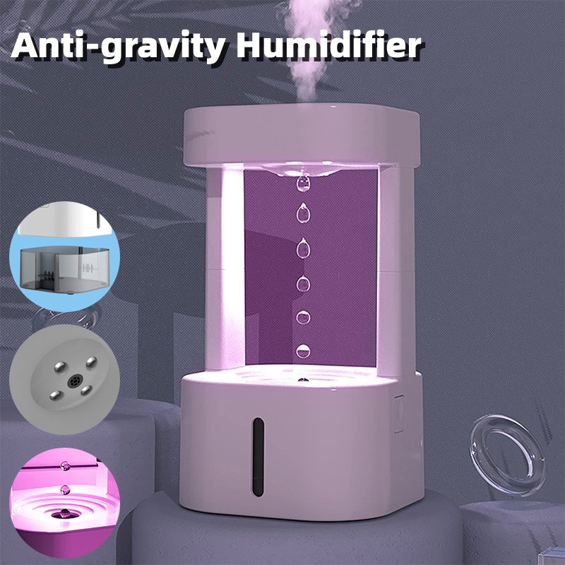 Creative Anti-gravity Water Drop Humidifier Air Co...