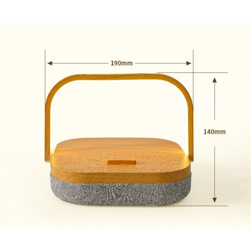 Led Wireless Charger Bluetooth Speaker Desk Lamp