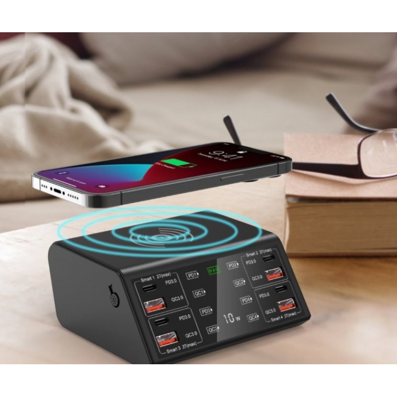 Wireless Charger Desktop Charger 8 Quick Charge