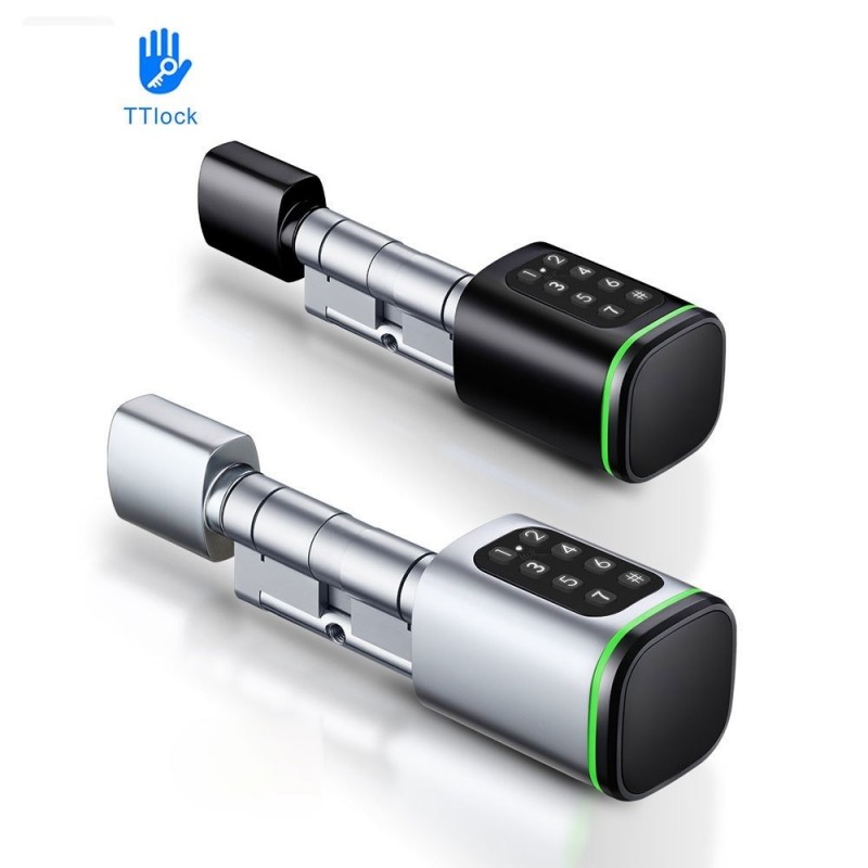 Password Card Smart Lock Cylinder Graffiti Through Bluetooth Unlock