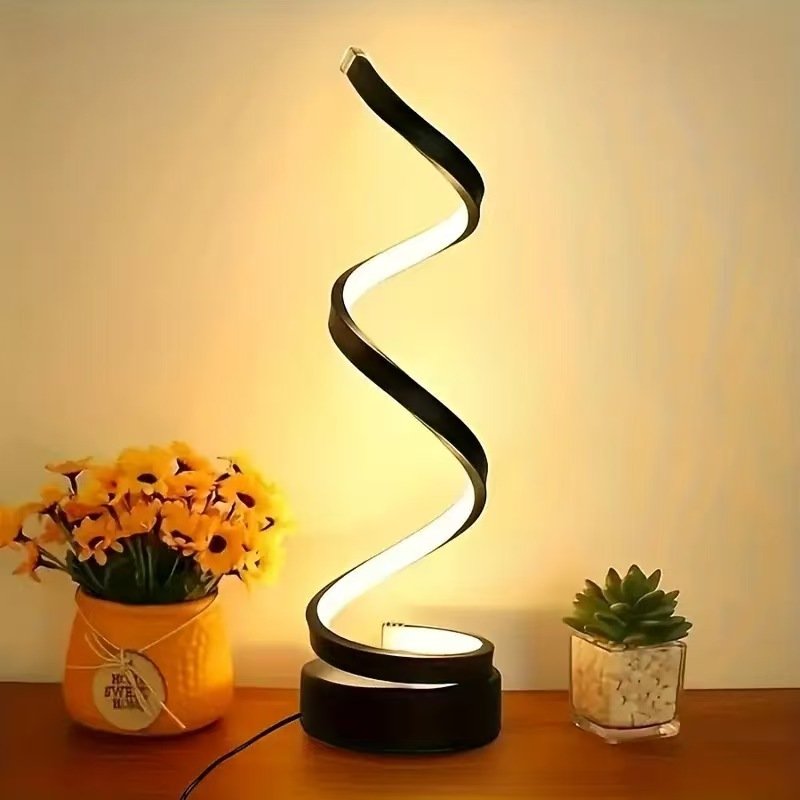 USB Powered Spiral Desk Lamp Simple And Adjustable...