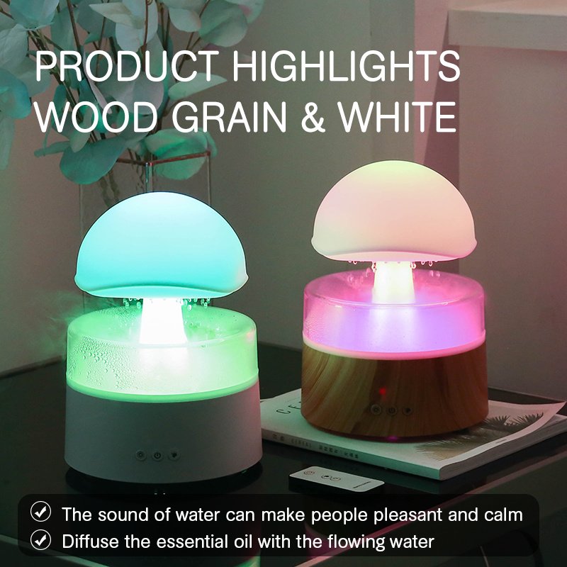 New Rain Cloud Humidifier Aromatherapy Machine Air...