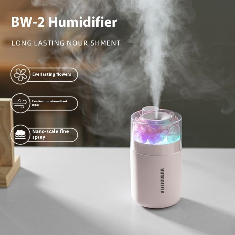 Humidifier USB Portable Air Hydrating Atomization Flower Mini Car Humidifier